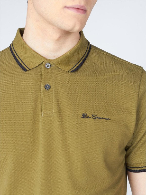 Ben Sherman Poloshirt Signature Olive-S
