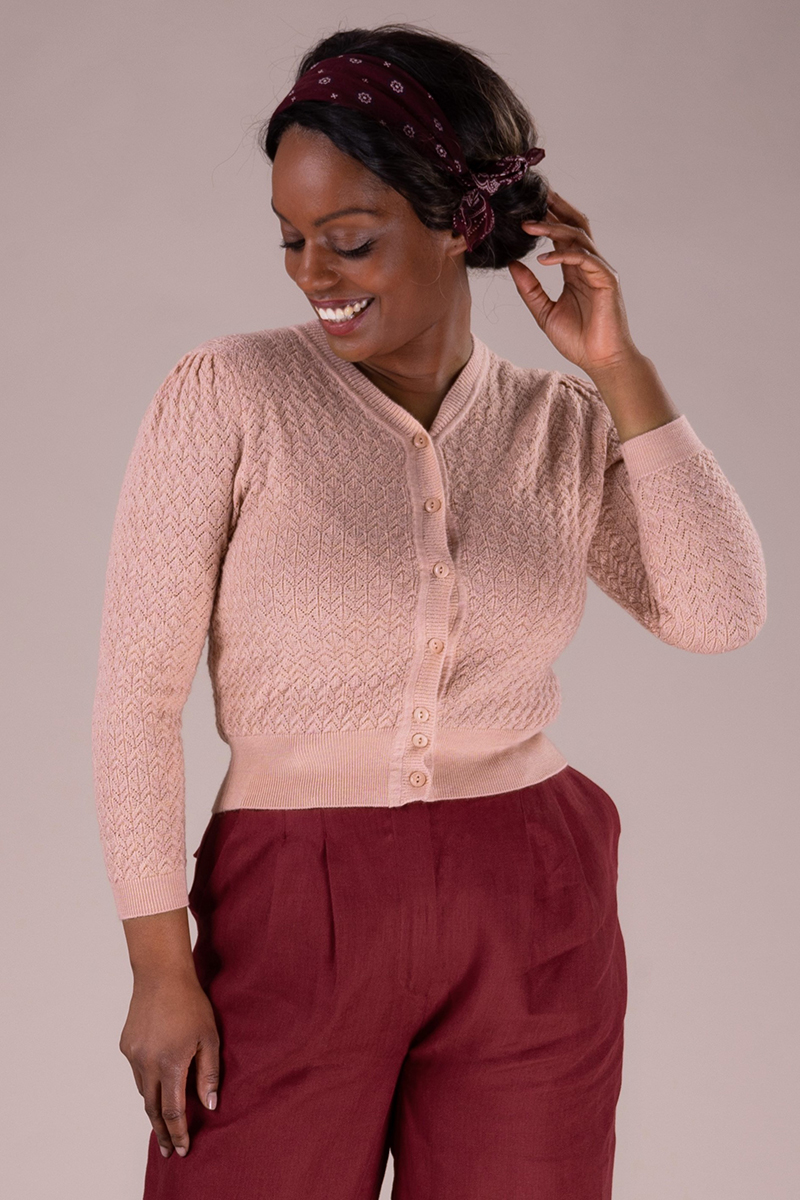 Emmy Design Delightful Daytime Cardi in Peach