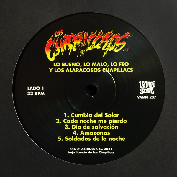 Los Chapillacs – Lo Bueno, Lo Malo, Lo Feo y Los Alaracosos  (LP)  