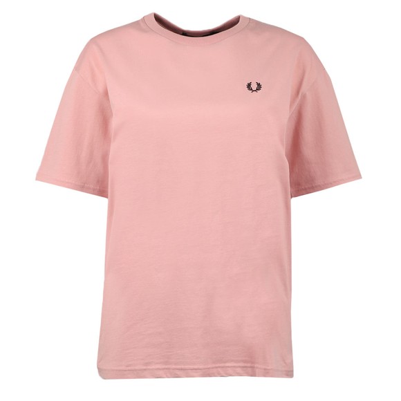 Fred Perry - Womens Pink Crew Neck T Shirt