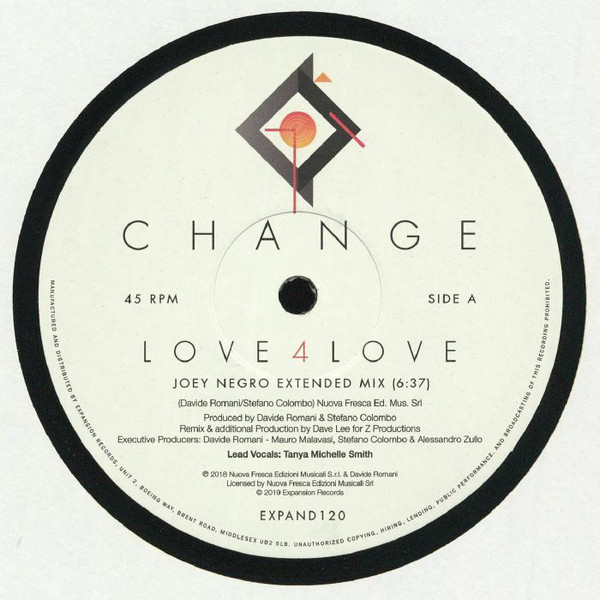 Change - Love 4 Love / Make Me (Go Crazy)  (12")