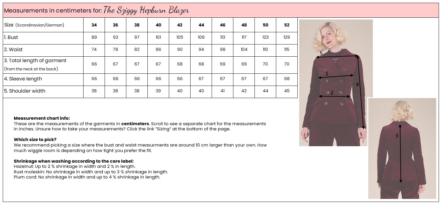 Emmy Design The Ziggy Hepburn Blazer in Hazelnut