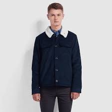 Farah Jacke Kingsland True Navy-S