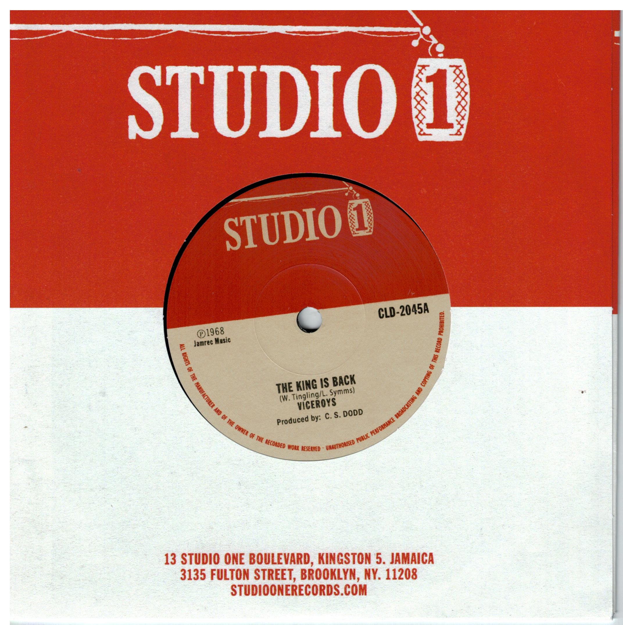 The Viceroys – The King Is Back / The Three Tops – Vex Till You Buss (7")    
