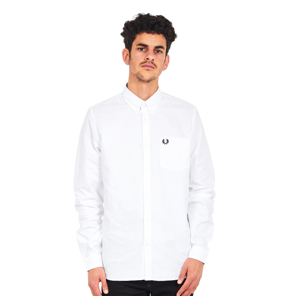 Fred Perry Hemd Classic Oxford White M3551-S