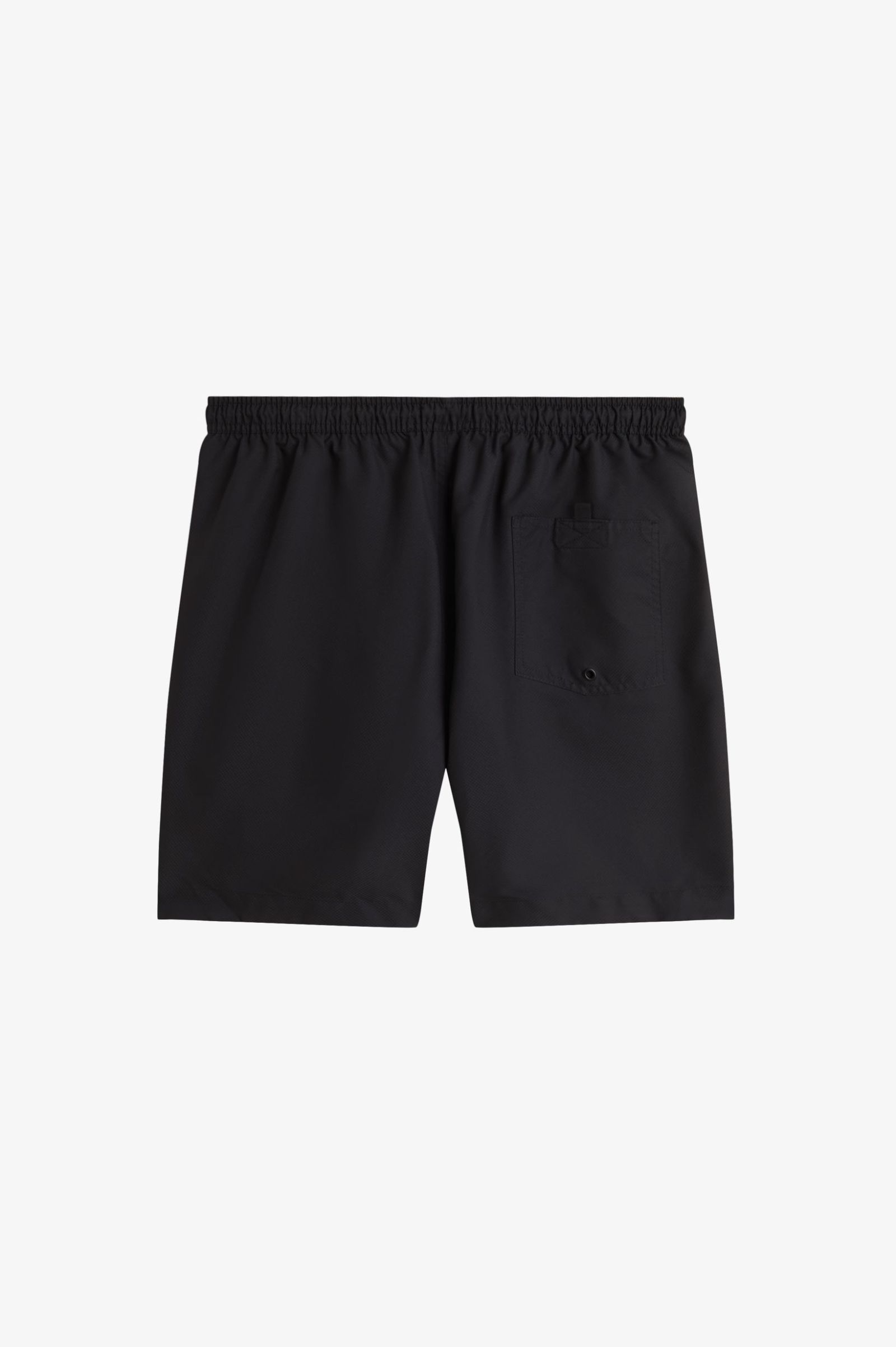 Fred Perry Classic Swimshort in Black/Court Green