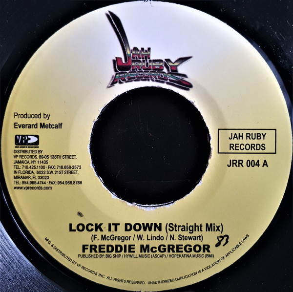 Freddie McGregor – Lock It Down / Lock It Down (Dub Mix) (7")         