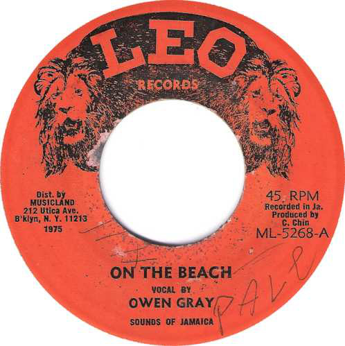 Owen Gray - On The Beach / Version (7")