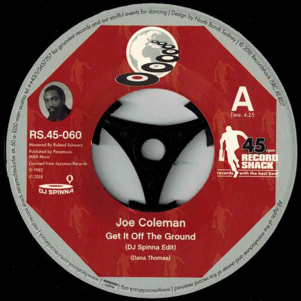 Joe Coleman - Get It Off The Ground (DJ Spinna Edit) / Get It Off The Ground (Original) (7")