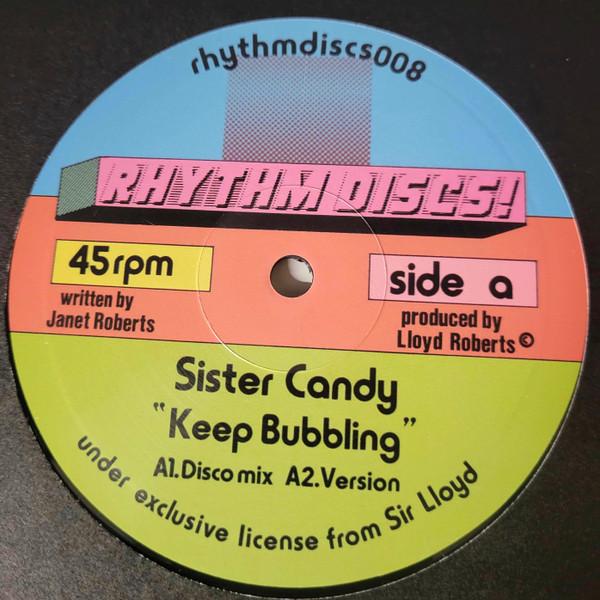 Sister Candy – Keep Bubbling (10'') 
