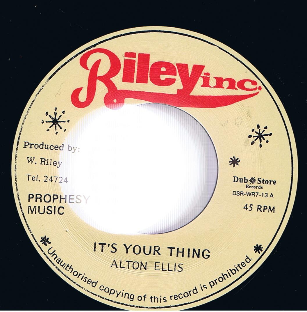 Alton Ellis - It's Your Thing / Version (7")