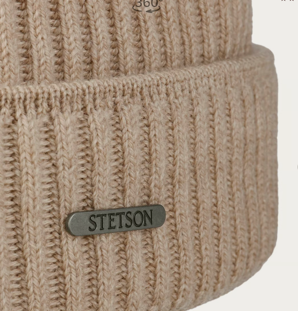 Stetson Parkman Knit Hat (Beige/Mottled)