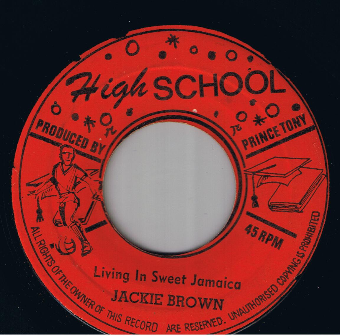 Jackie Brown - Living In Sweet Jamaica / Version (7")