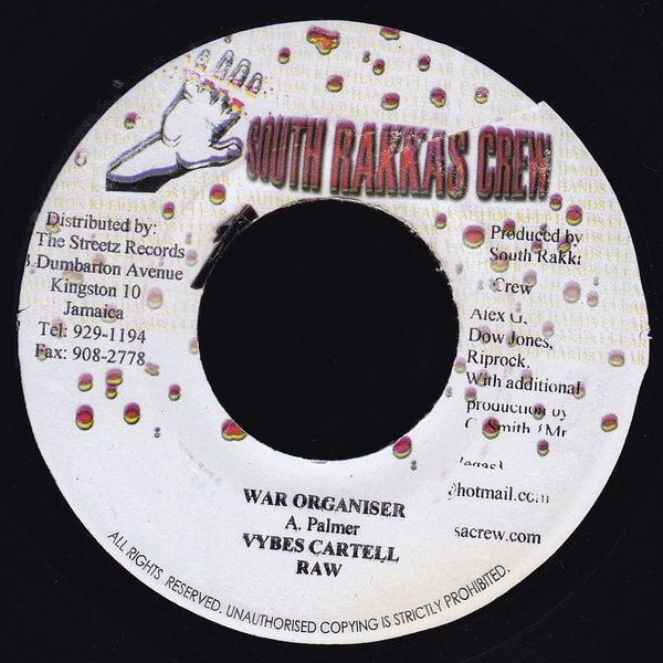 Vybes Cartell / Pickney – War Organiser / Talk (7")     Vybes Cartell / Pickney – War Organiser / Talk (7")