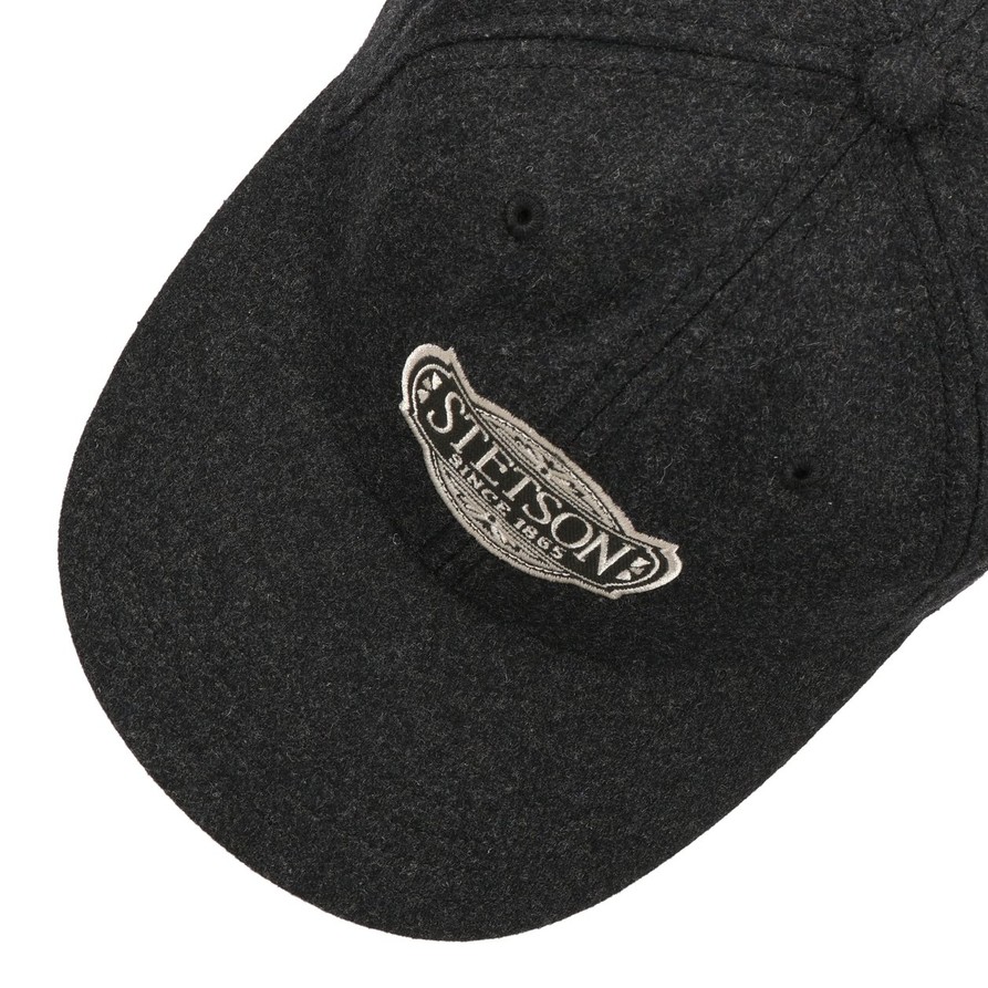 Stetson Bralford Wool Cap (Anthrazit)