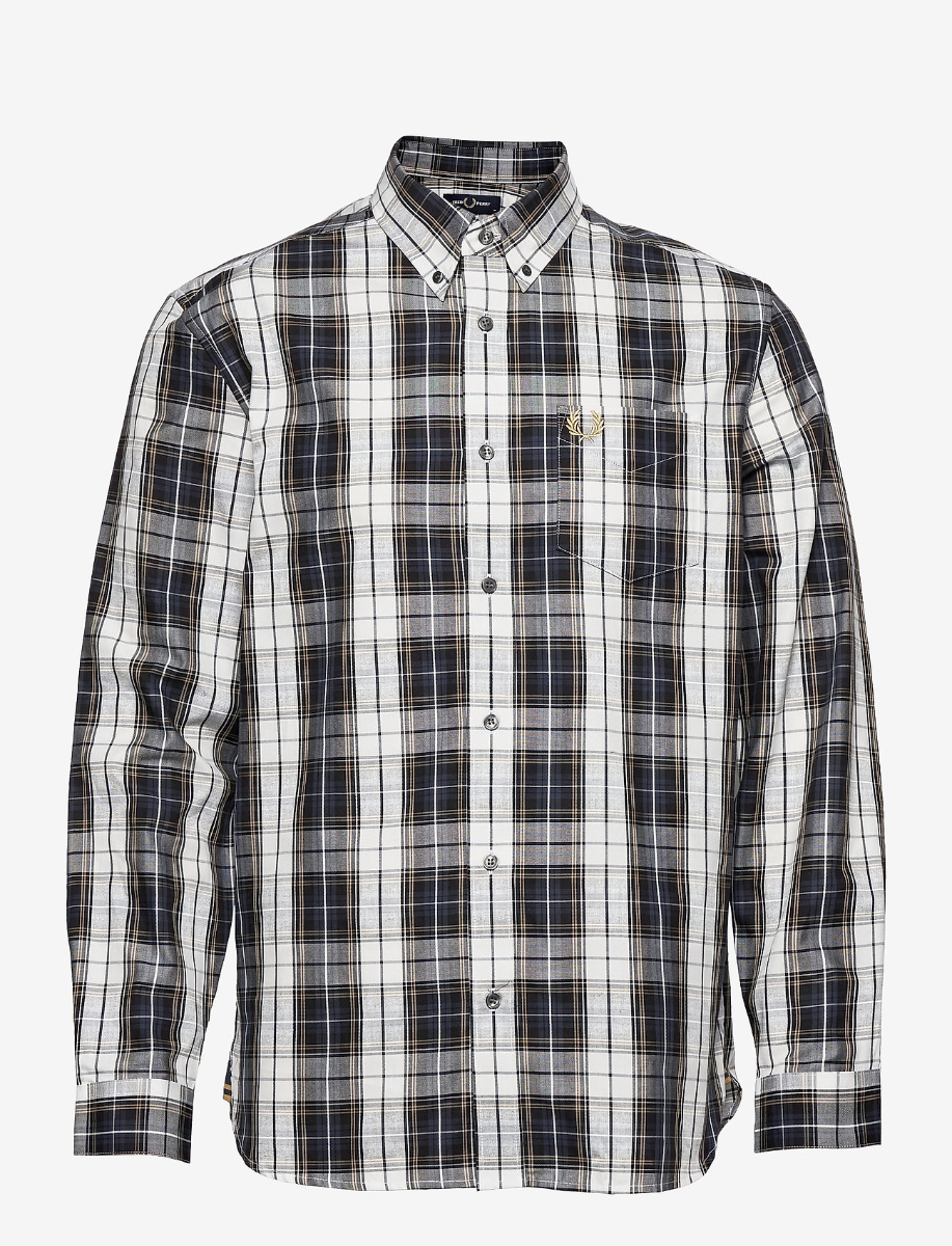 fred perry check shirt