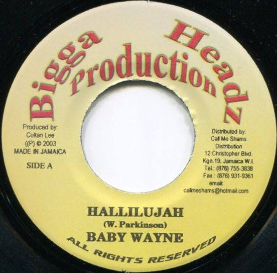 Baby Wayne / Rickett Spraket – Hallilujah / Right Away (7")      