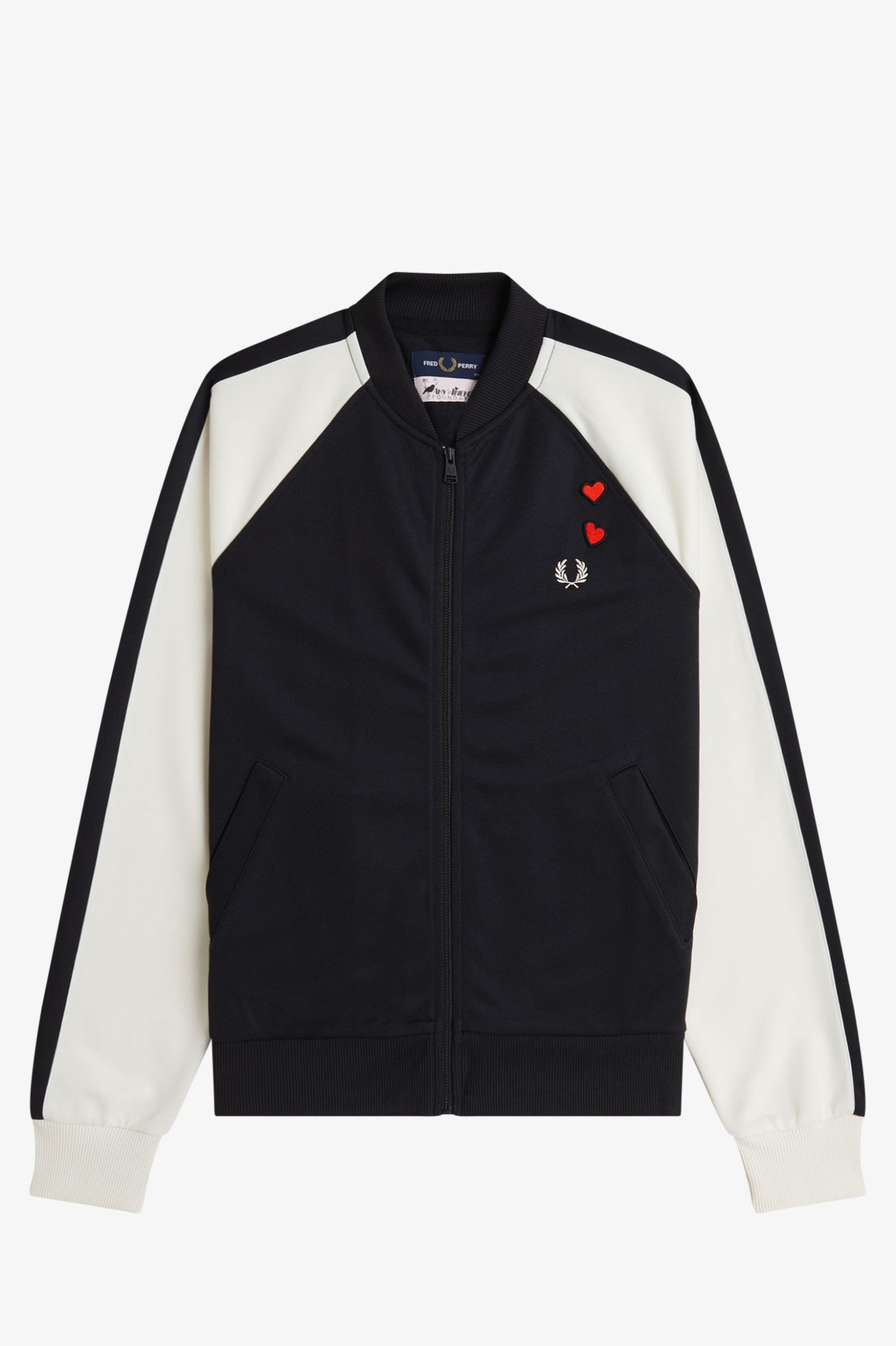 Fred Perry Amy Winehouse Laurel Wreath Bomber Jacket (Black)