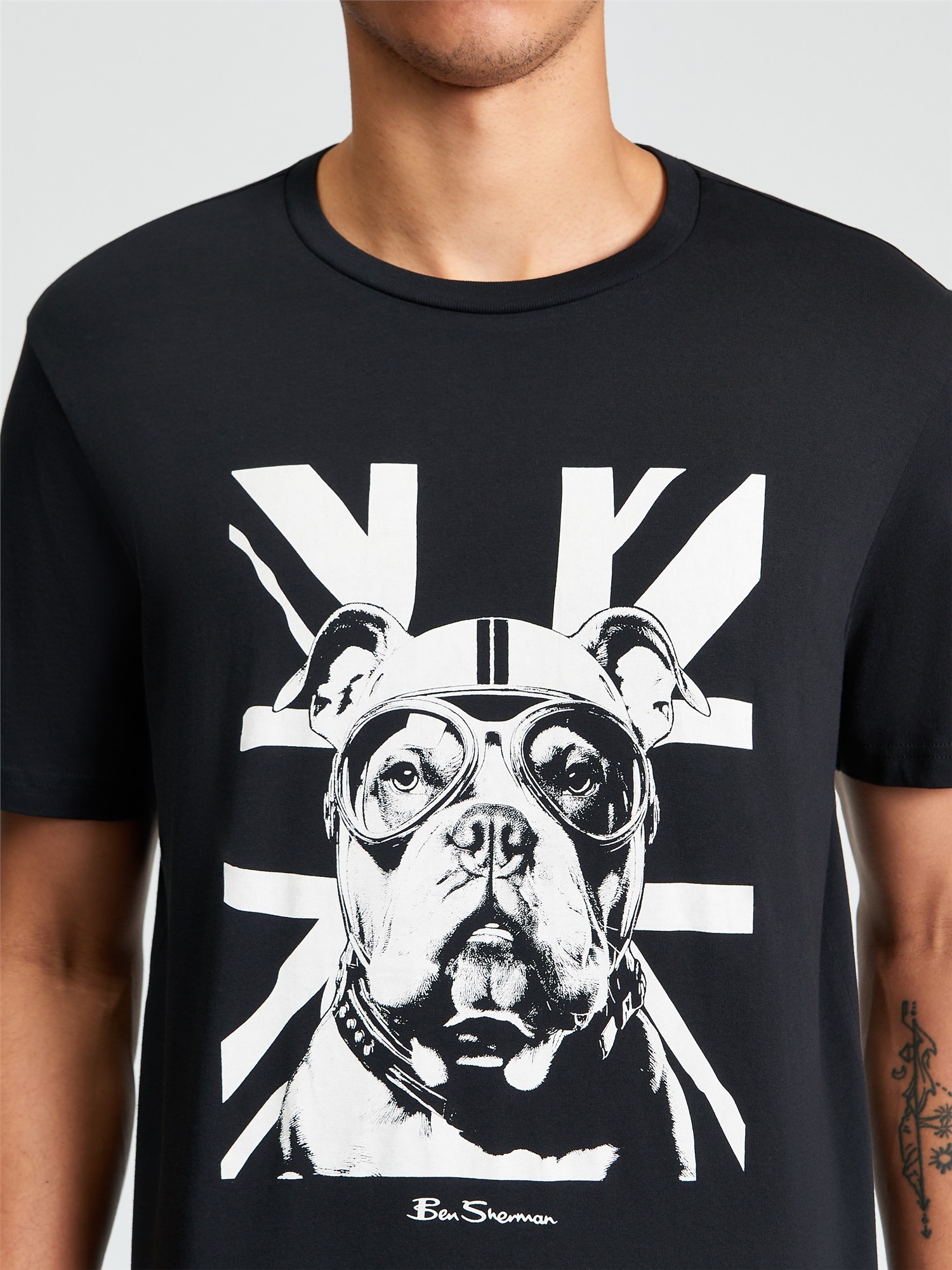 Ben Sherman Short Sleeve Bully T-Shirt (Black)