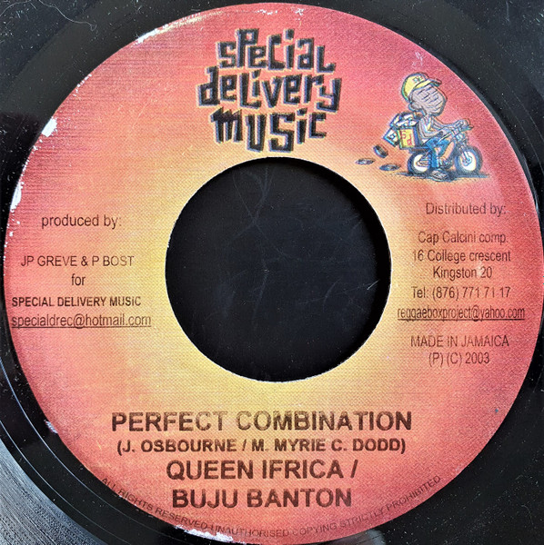 Queen Ifrica & Buju Banton – Perfect Combination / Rock With Me (Version) (7")       