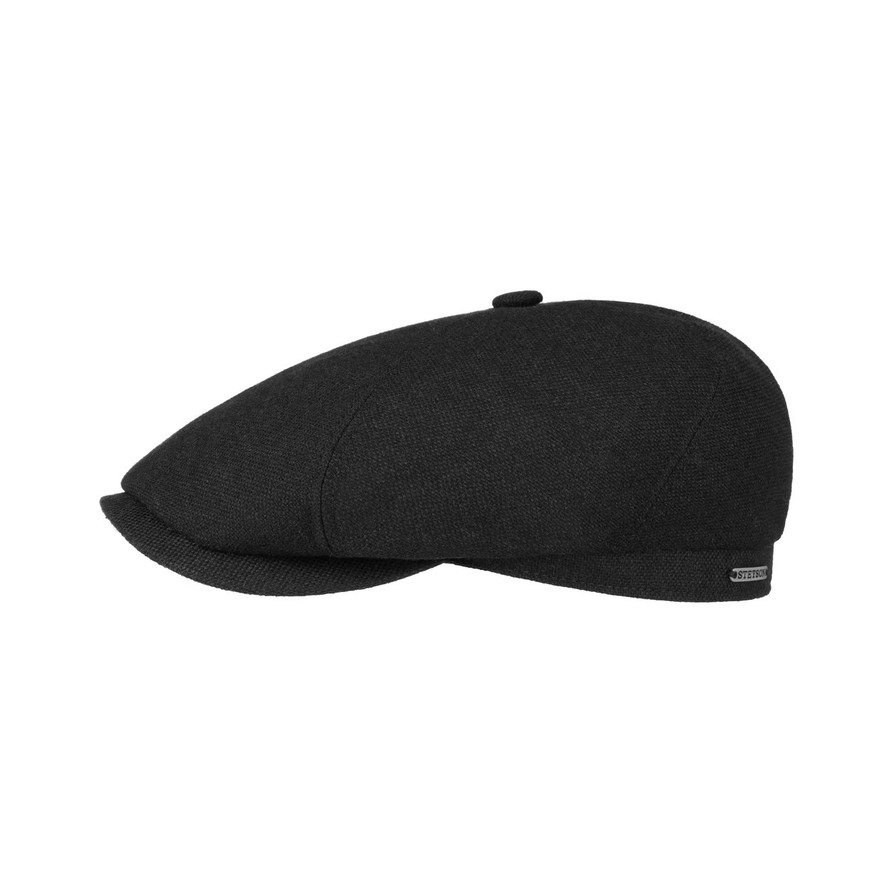Stetson 6-Panel Cap Virgin Wool/Cashmere (Black)