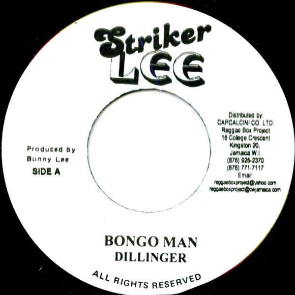 Dillinger - Bongo Man / African Version (7")