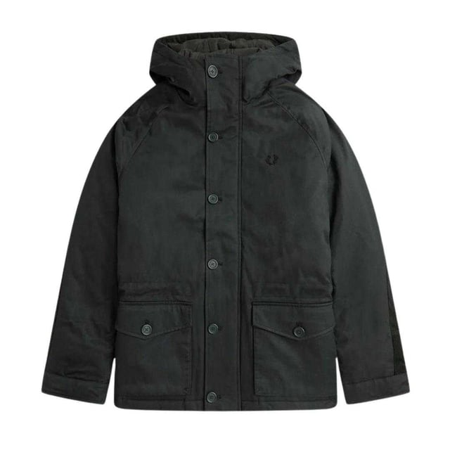 Fred Perry Short Snorkel Parka (Night Green)