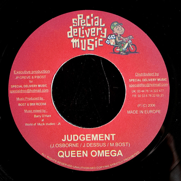 Queen Omega / Admiral T – Judgement / Mizik (7")        