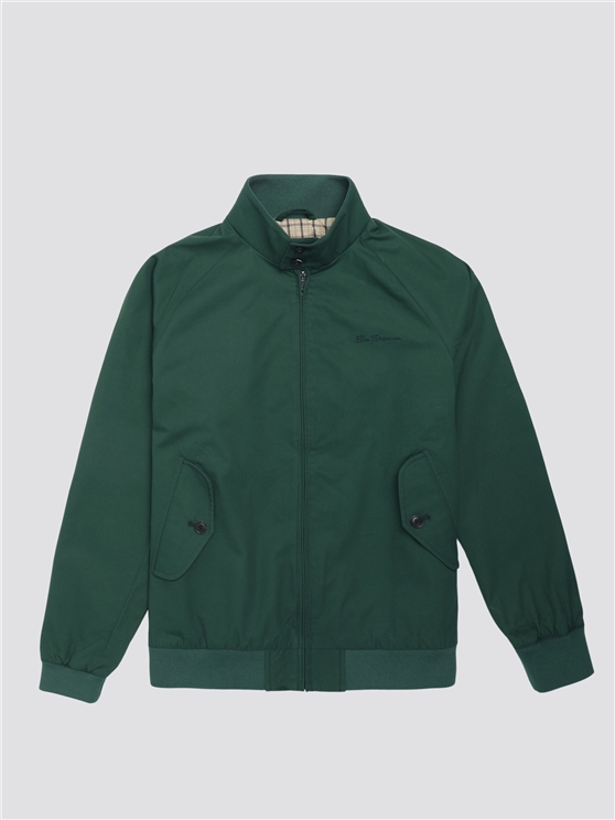 Ben Sherman Signature Harrington Jacket in Green 