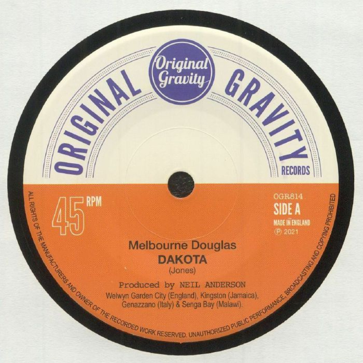 Melbourne Douglas / The Regulators  – Dakota (7")
