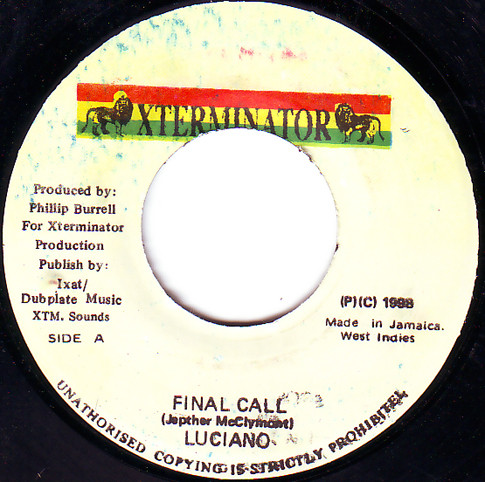Luciano - Final Call /Version (7")