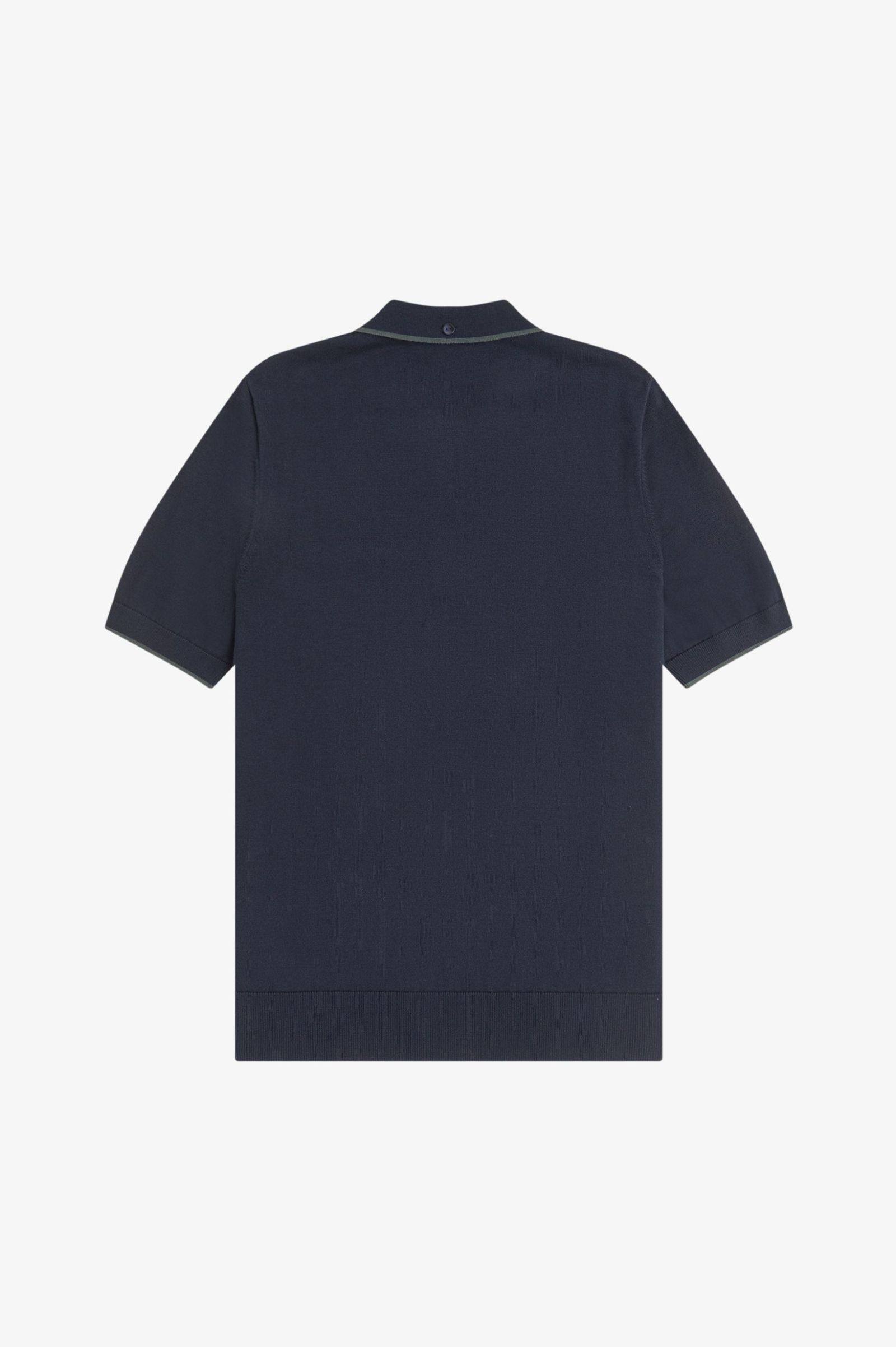 Fred Perry Pique Stitch Knitted Shirt (Navy)