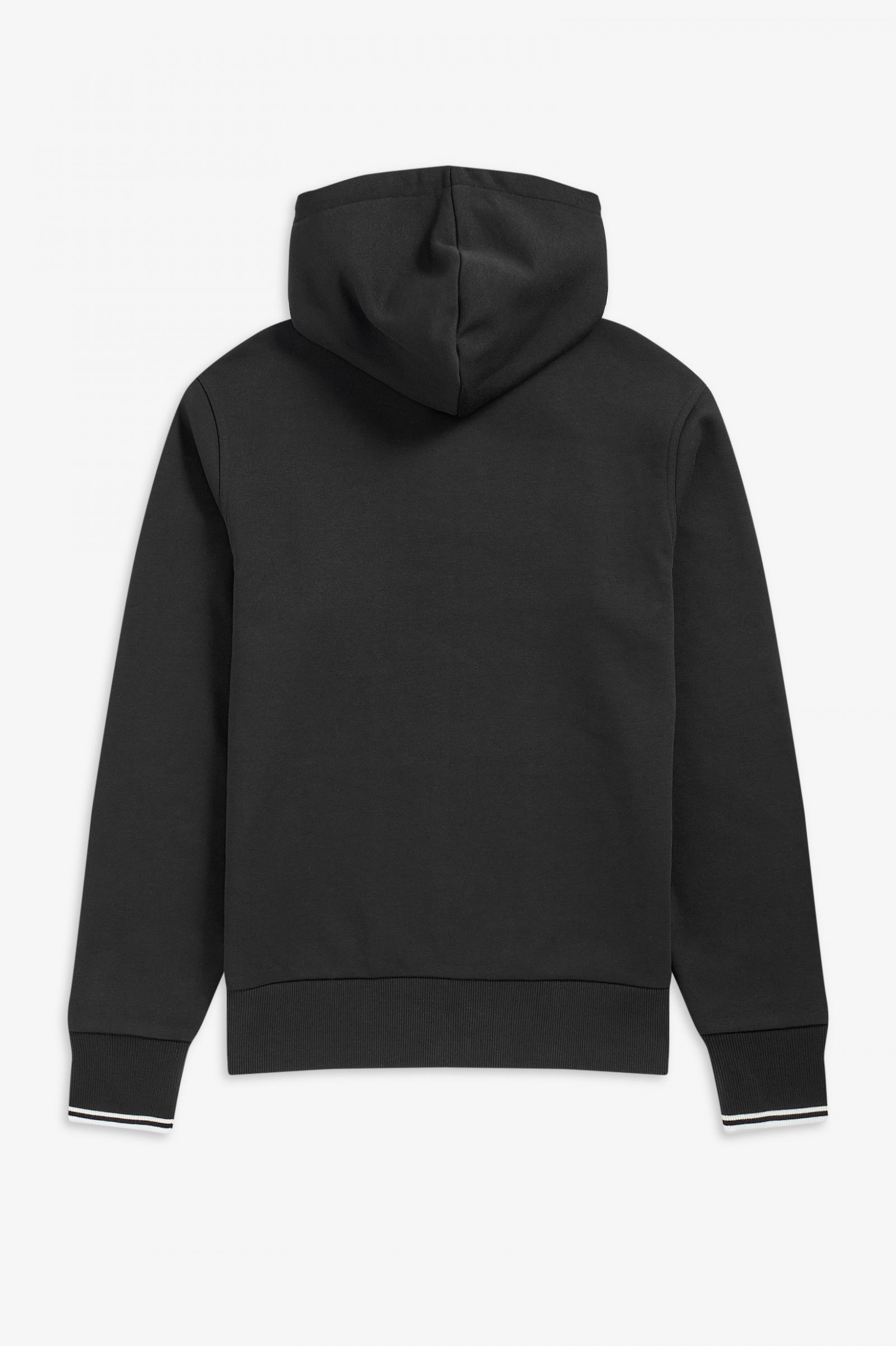 Fred Perry Hooded Zip Sweatshirt in Black