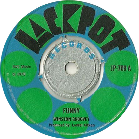 Winston Groovey - Funny / The Cimarons - Funny Version 2 (7")