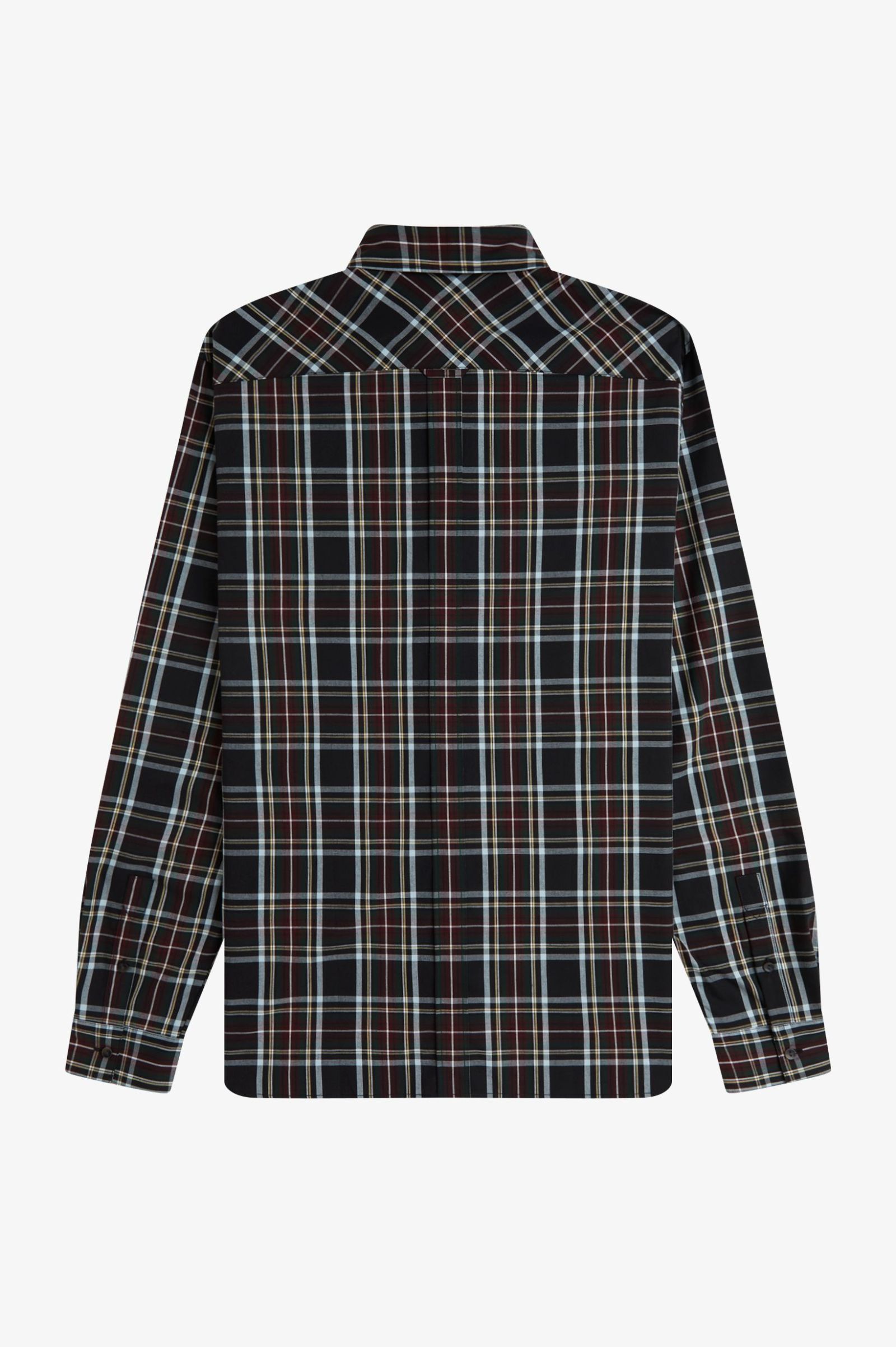 Fred Perry Classic Tartan Shirt (Black)