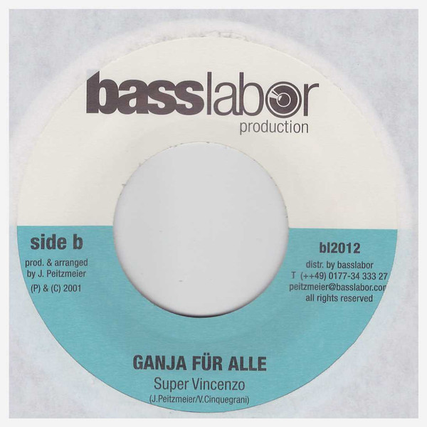 Professor Patch / Super Vincenzo – Don't Cry / Ganja Für Alle (7")           