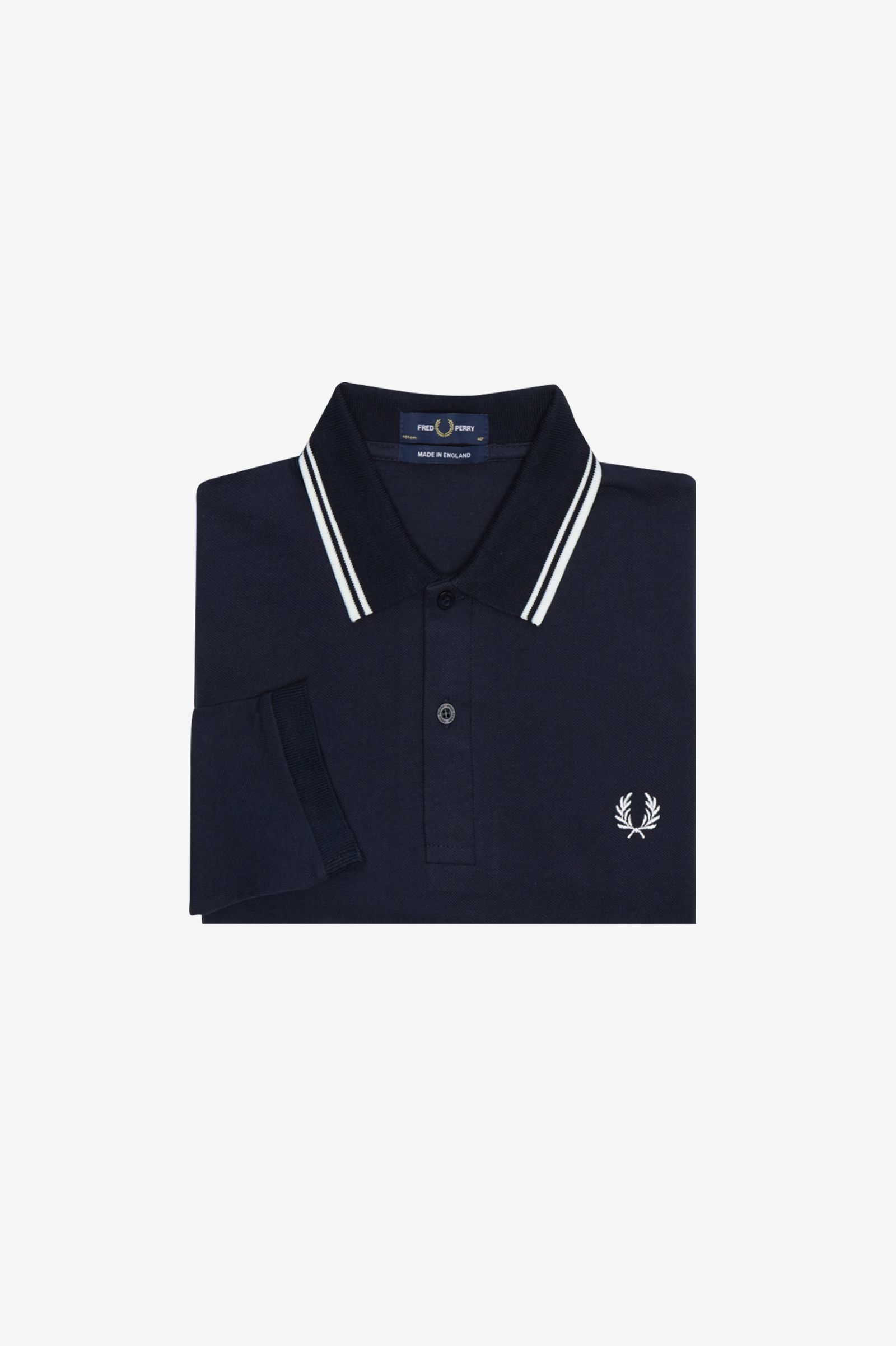 Fred Perry langärmeliges Polo Shirt M1212 Navy