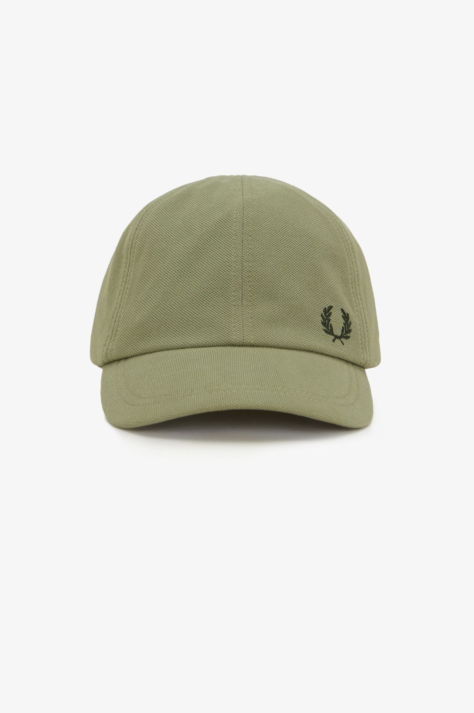 Fred Perry Classic Piqué Cap in Olive Mint/Night Green
