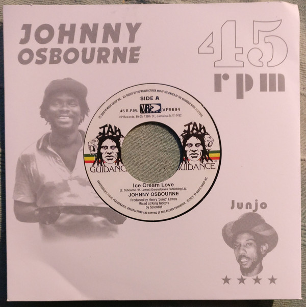 Johnny Osbourne - Ice Cream Love / The Roots Radics - Extra Time One (7")