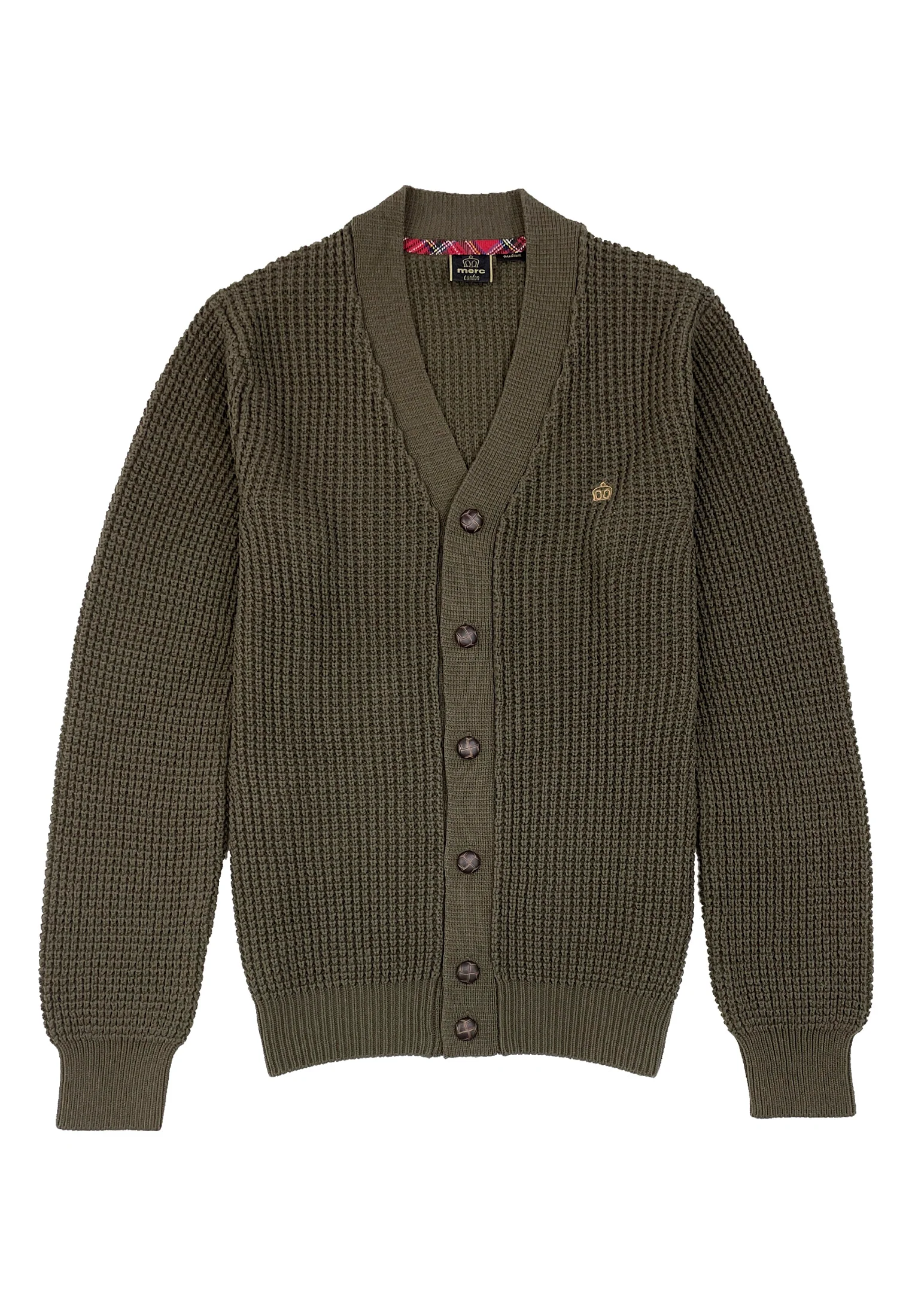 Merc Grayson Cardigan in Ivy Green