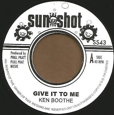 Ken Boothe - Give It To Me / I Roy - Musical Air Raid (7")