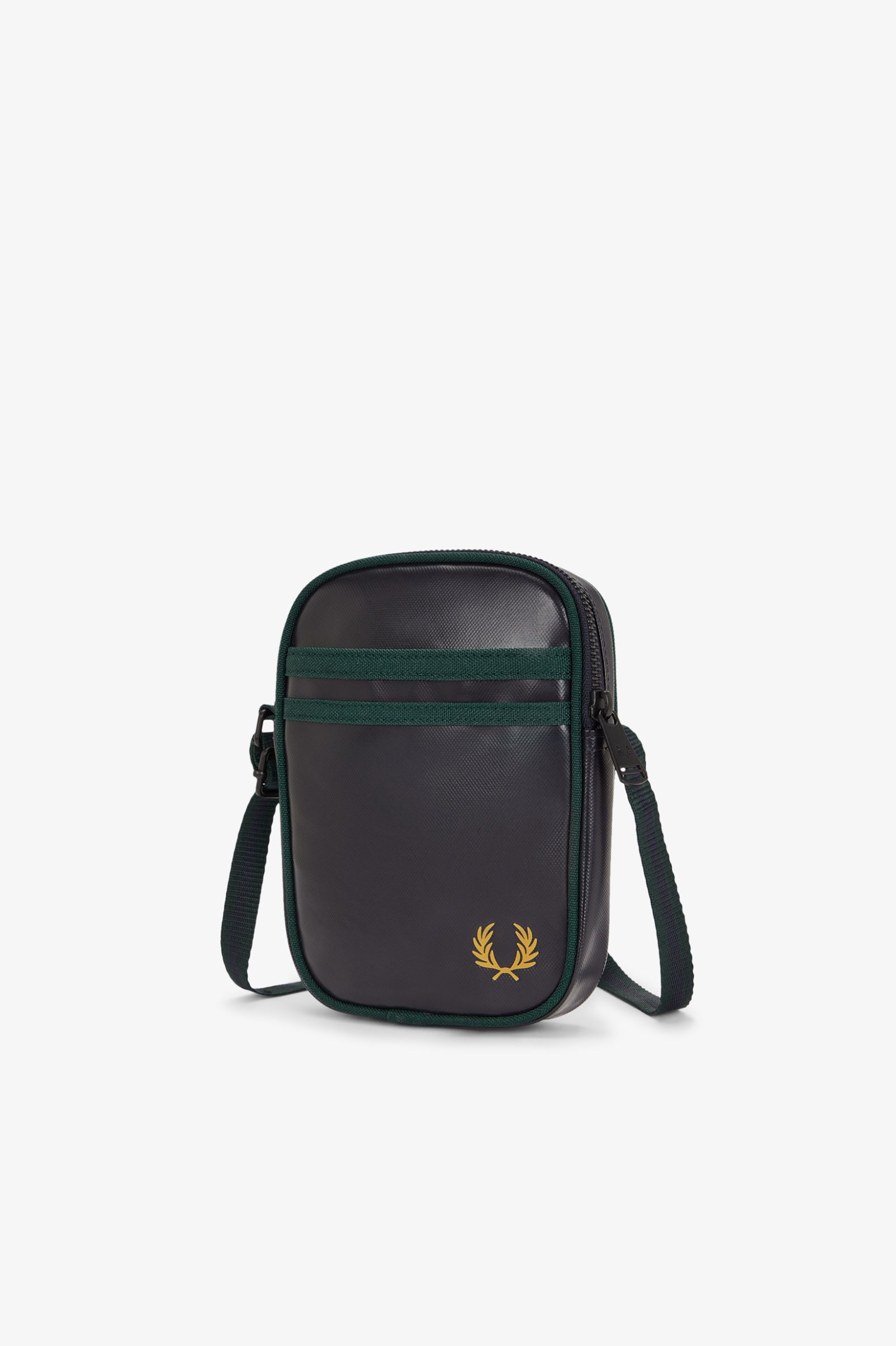 Fred Perry Classic Small Side Bag (Navy/Grassroots)