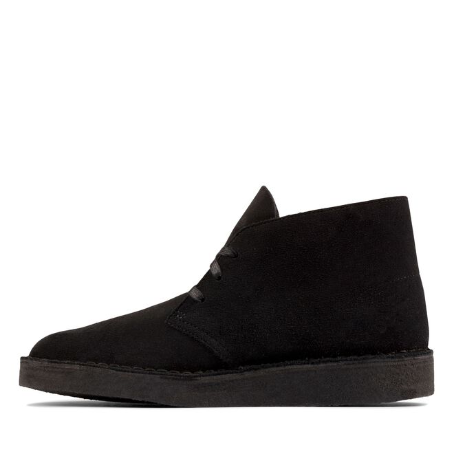 Clarks Desert Coal Black Suede