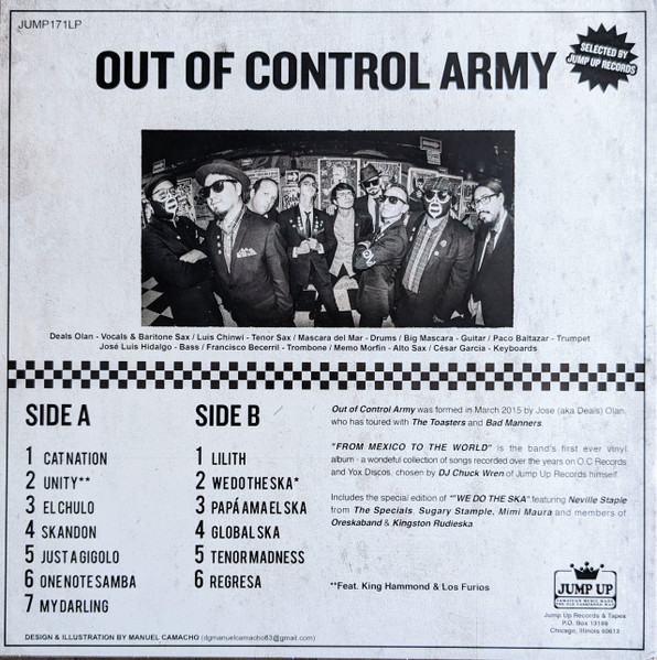 Out Of Control Army – From Mexico To The World (Limited Edition Yellow Vinyl)(LP)  