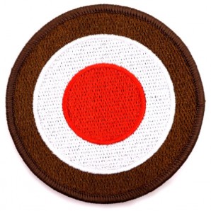Target Patch (Brown/White/Red)