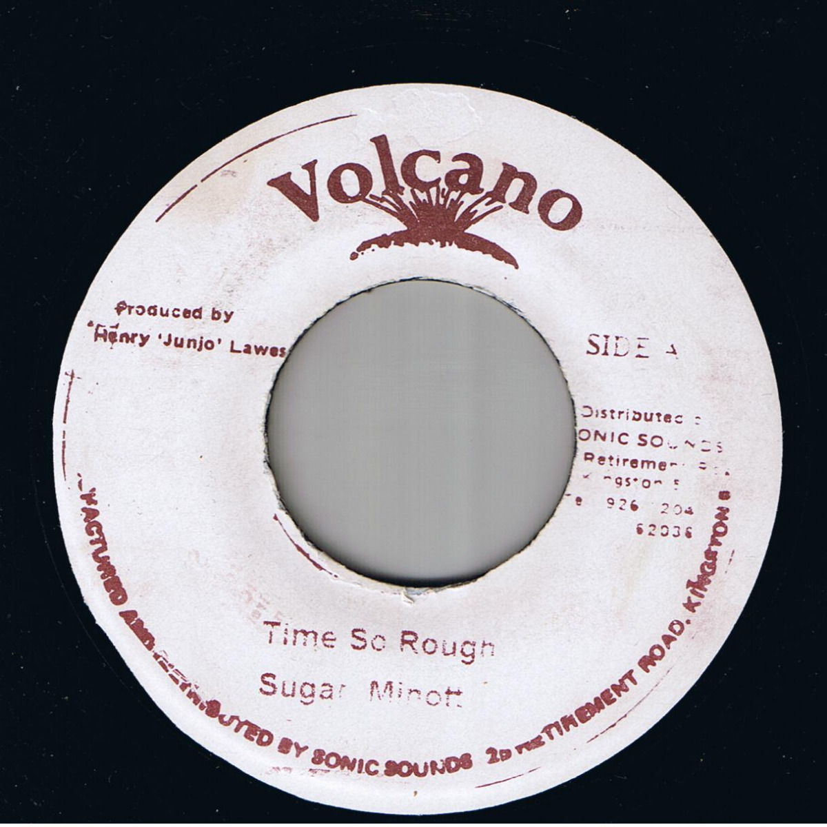 Sugar Minott - Time So Rough / Version (7")
