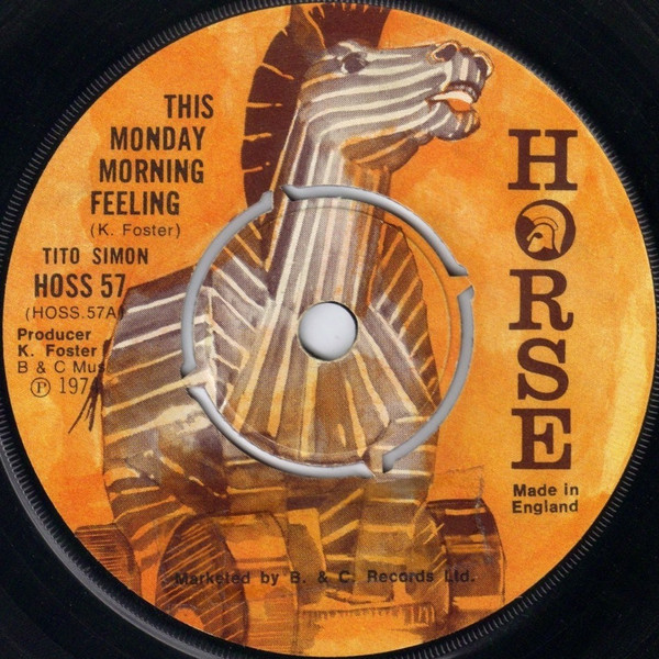 Tito Simon - This Monday Morning Feeling / Count The Hours (7")