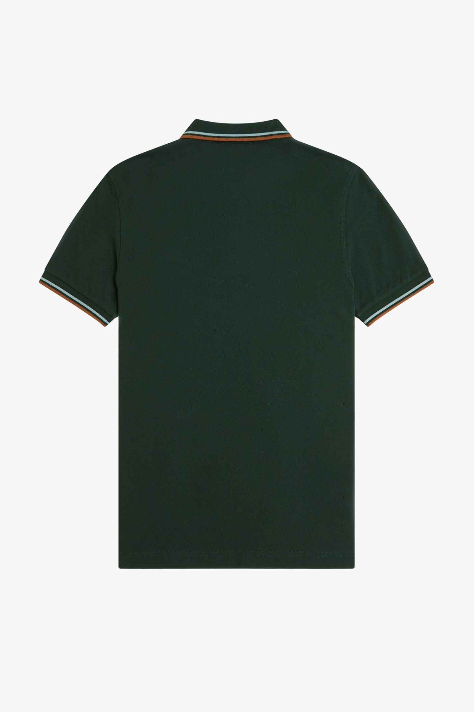 Fred Perry Twin Tipped Polo Shirt (Night Green/Silver Blue) 