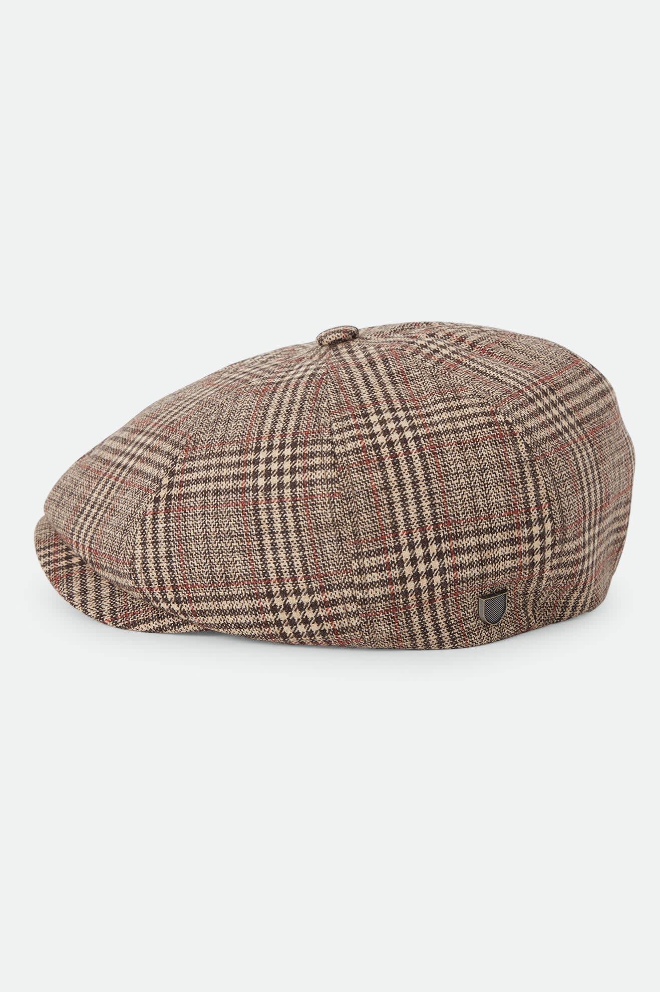 Brixton Brood Snap Cap (Brown/Tan/Red Plaid)