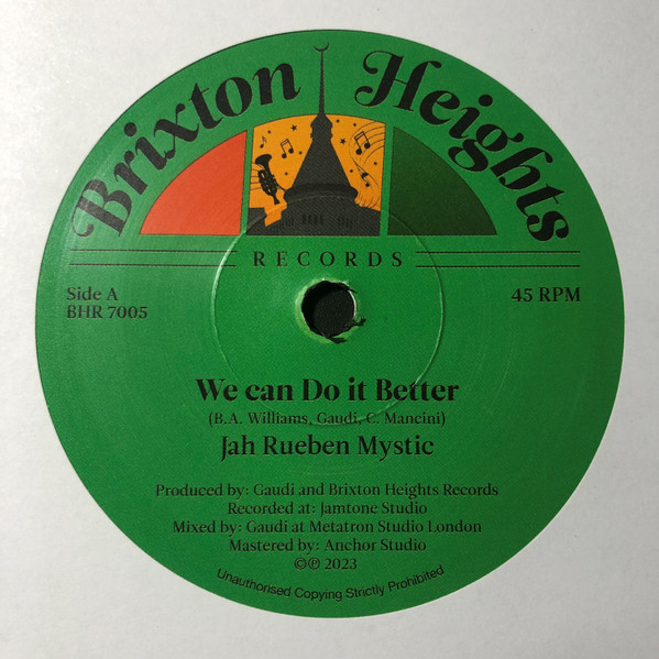 Jah Rueben Mystic – We Can Do It Better   (7") 